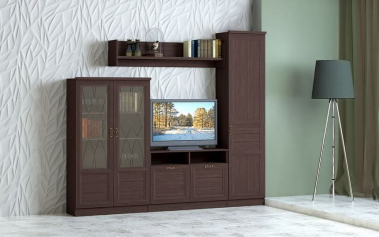 Полки к шкафу к Лира 41 Дуб нортон темный_1