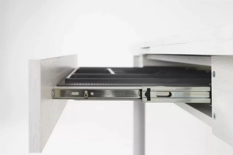 Стол-трансформер раскладной Прайм-3Р Ясень Анкор темный_5