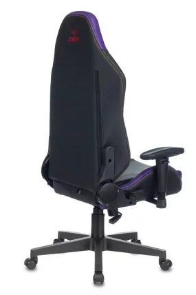 Геймерское кресло Zombie HERO JOKER PRO Черный-фиолетовый_13