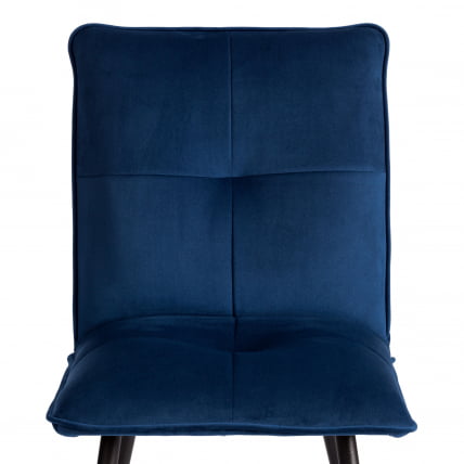 Стул обеденный Sweet LT, велюр, Blue (синий), 41х55х88 см_6