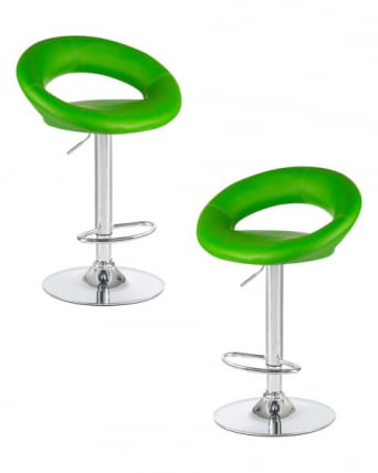 Стул барный DOBRIN MIRA (зеленый) 2 шт_0