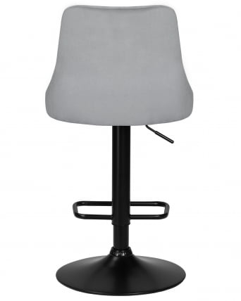 Стул барный DOBRIN JOSEPH BLACK (серый велюр (MJ9-75))_4