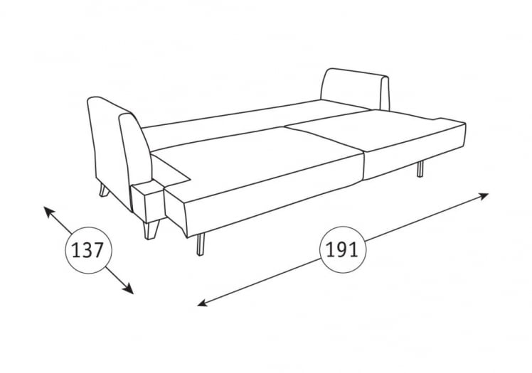 Диван-кровать Дамаск ТД 213. Лаундж 10 Коричневый/ Фибра 2505/02 Яркие цветы_2