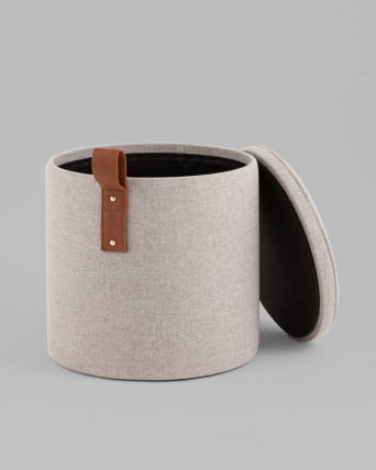 Пуф с ящиком Эркки XS серый_1