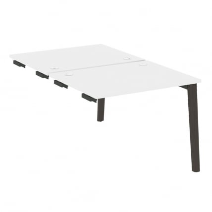 Стол-приставка двойной к опорным элементам ONIX WOOD OW.D.SPR-1.8 Белый Бриллиант/Темный_0