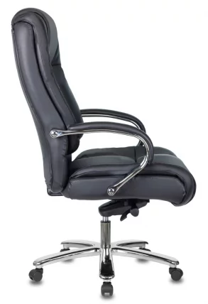 Кресло руководителя Бюрократ T-9925SL кожа Черный_2