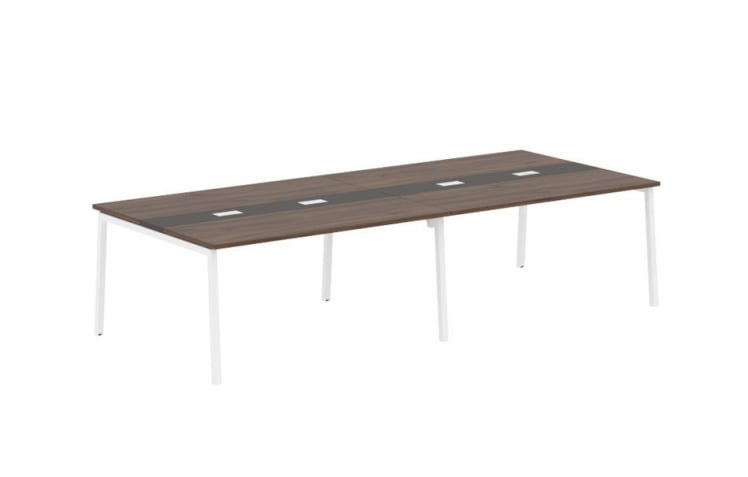Переговорный стол EDIS ELCT 3114 Дуб Денвер темный Мокко Белый_0