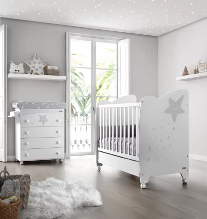 Кроватка 120x60 Micuna Estela White/Grey_1