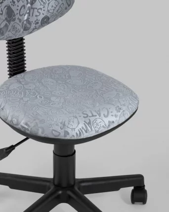 Кресло компьютерное детское УМКА Cat and Dogs Серый_7