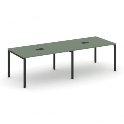 Стол переговорный (2 столешницы) CONCEPT CN.PRG-021 Кобо Черный_0