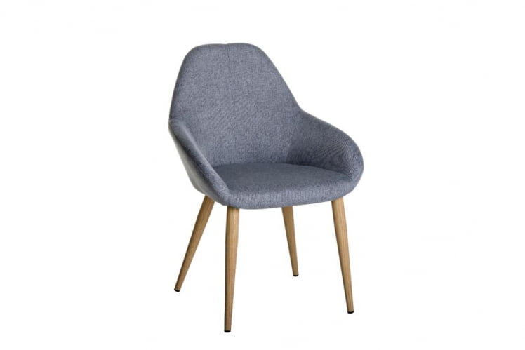 Стул Kent Сер/Натуральный Дуб_0