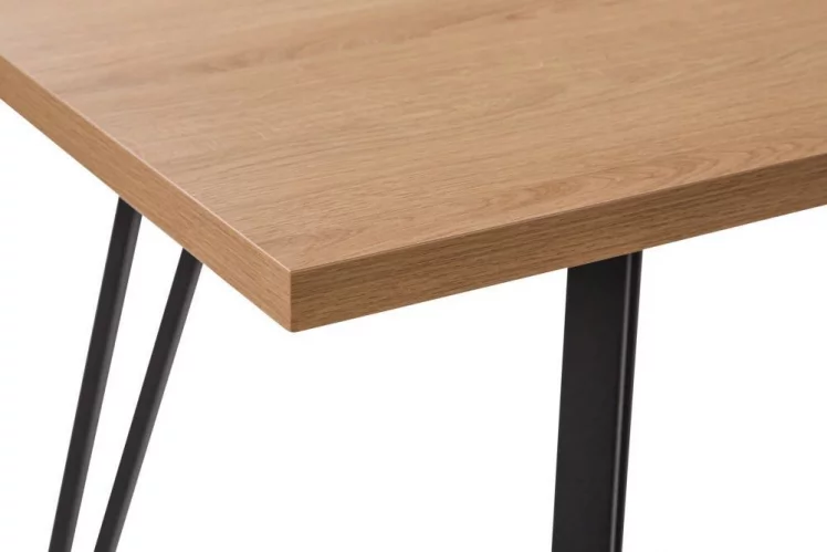 Стол раздвижной Диего 120-160 Дуб Корбридж_БЕЛЫЙ_5