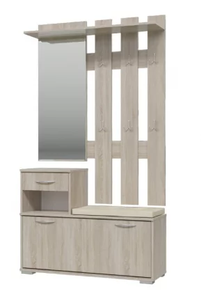 Тумба под обувь Лира 2-0714 Дуб сонома_1