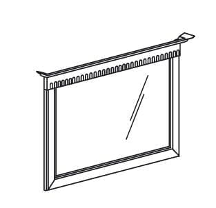 Зеркало Лючия 195 Дуб Оксфорд серый_1