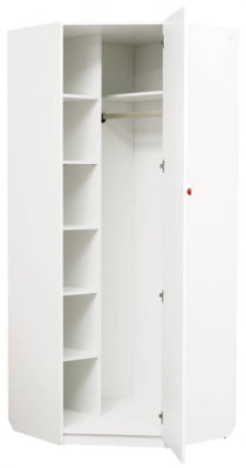 Шкаф угловой Радуга Синий/Белый_1