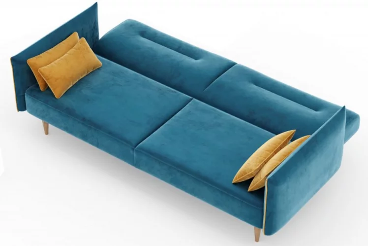 Диван трёхместный Протей ЛД 309.010.000 Синий Горчичный_3