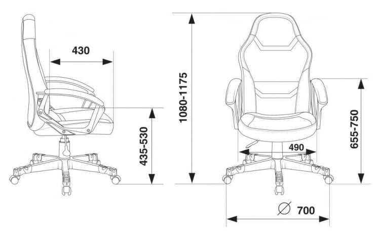 Кресло игровое Zombie 10 Blue_7