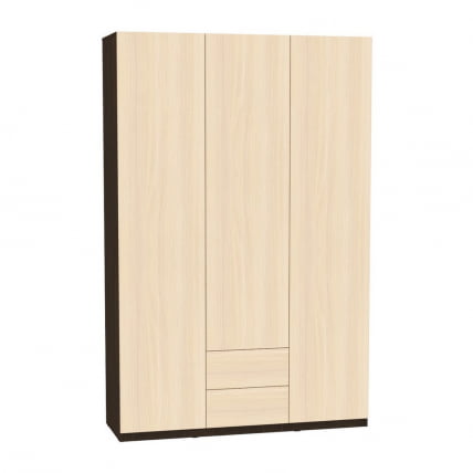 Шкаф распашный R-198х135х60-2-PO(Венге-ДМ)_0