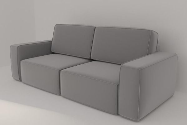 Диван прямой Сунндал (Berhouse) Цвет фасада: Левис 02 велюр; Тип: Прямой; Материал фасада: Металл/Велюр_2