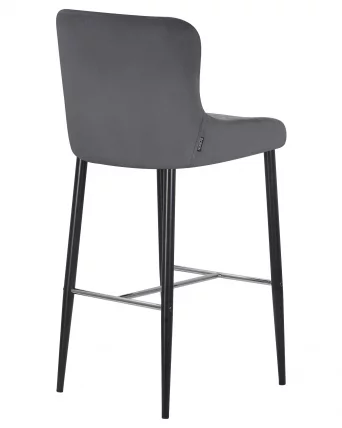 Стул барный DOBRIN CHRISTIAN 75 Темно-серый велюр V108-91_3