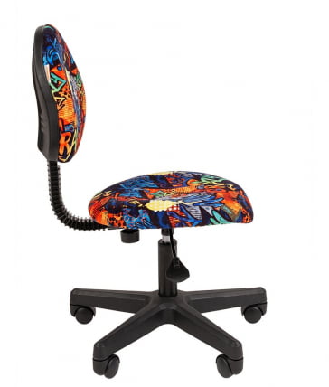 Детское кресло CХАИРМАН ТИН (Кидс) 104 черный пластик Cразй / CHAIRMAN (Kids) Crazy_2