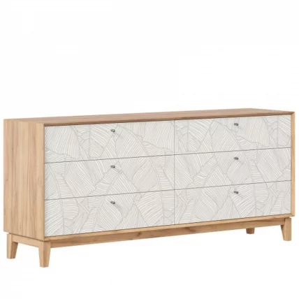 Тумба 1800 Ройбен ЛД 640.020.000 Дуб золотой Белый_0