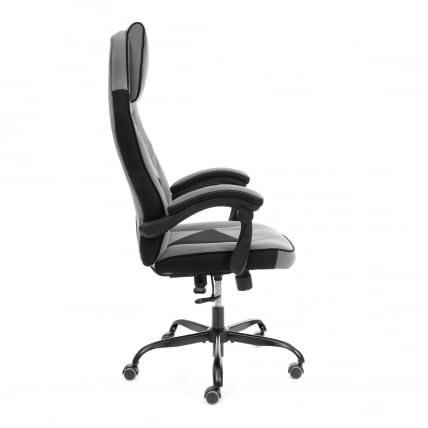 Кресло Arena metalBL велюр, серый/черный, 29/35_1