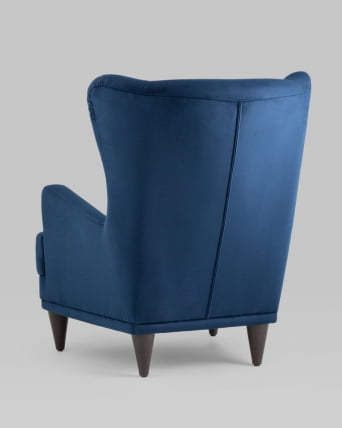 Кресло Скотт велюр Темно-синий_6