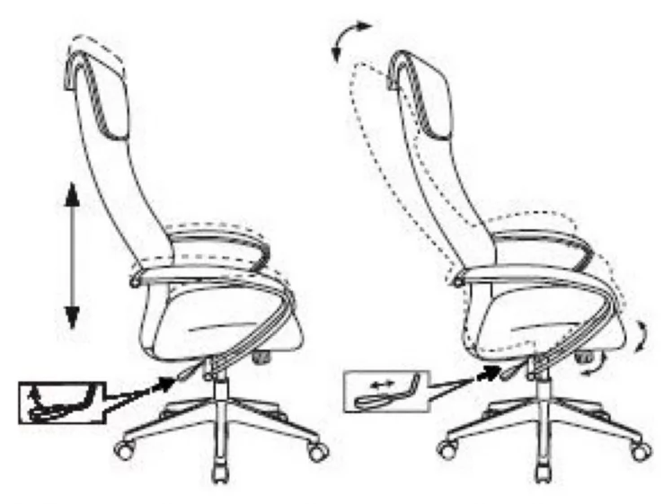 Кресло руководителя Бюрократ CH-607/BLACK_5