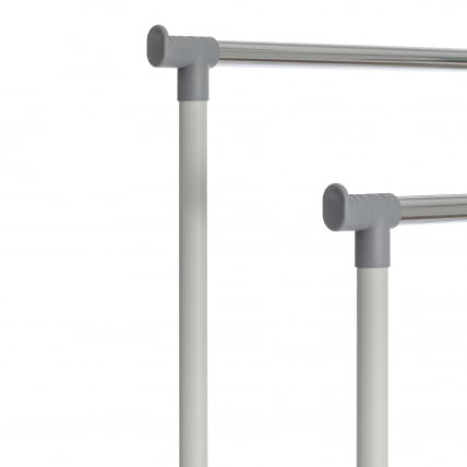 Вешалка JET металл, пластик, 86*44*166 см, темно-серый/светло-серый/хром_2