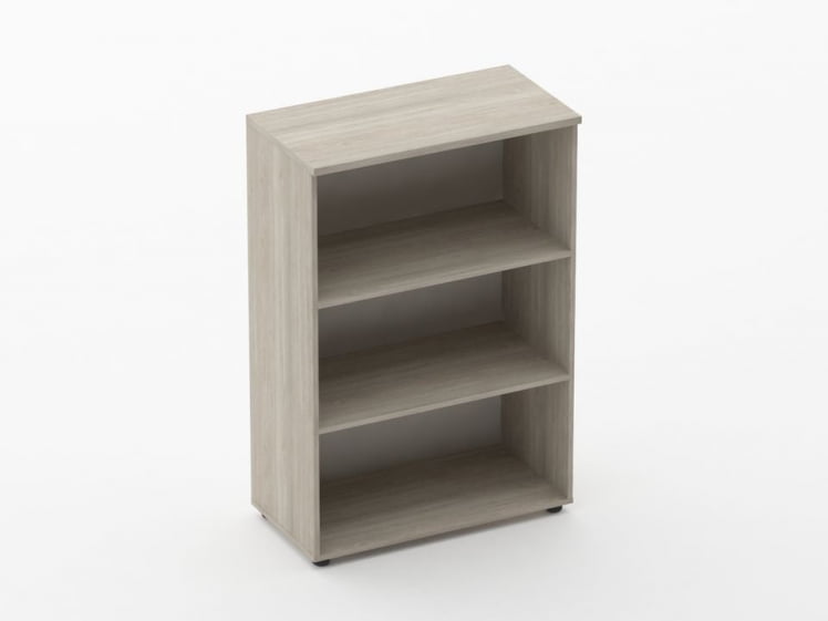 Шкаф средний открытый Glassy 6.12.101 Дуб сантана светлый_0