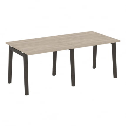 Стол переговорный (2 столешницы) ONIX WOOD OW.PRG-2.1 Дуб Аттик/Темный_0