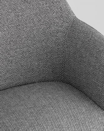 Стул обеденный Катйс серый елочка / Katys_11