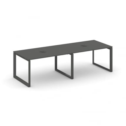 Стол переговорный Стайл Проджект СН-59О.СПРГ-012 Антрацит/Металл Антрацит 2360*980*750 / SN-59O.SPRG-012_0
