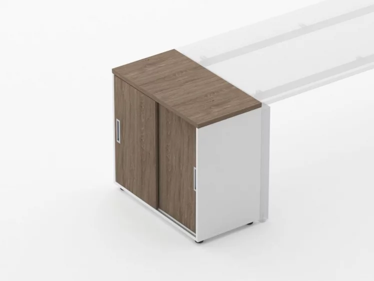 Тумба-купе Deka 9.02.08 Дуб Верцаска/Белый_2