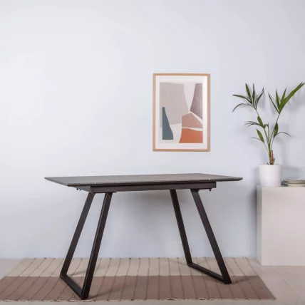 Стол Пеле раздвиж. 120-160 Мрамор бьянко_6