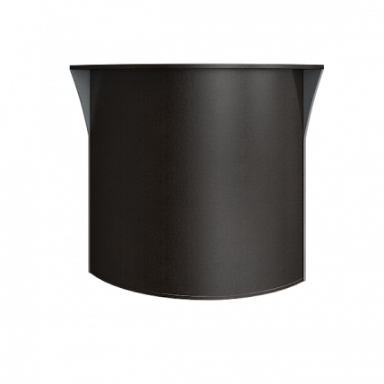 Стойка угловая (радиусный элемент - ХДФ) Riva А.РС-5 Венге/Металлик_0