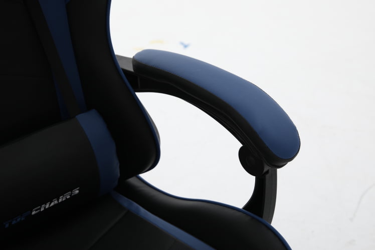 Кресло спортивное TopChairs Shadow черно-синий_8