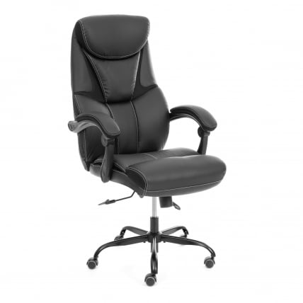 Кресло руководителя Cambridge metalBL кож/зам/ткань, черный/черный, 36-6/11_0