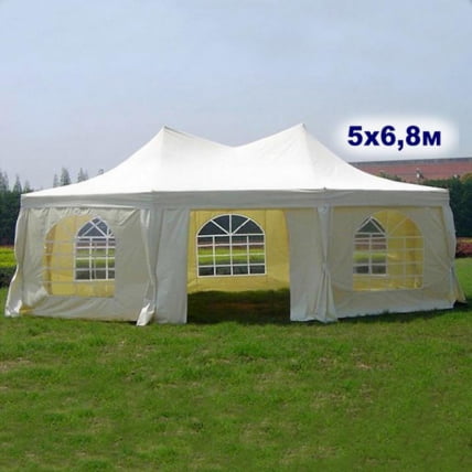 Шатер-павильон AFM-1054HF Beige (5х6.8)_0