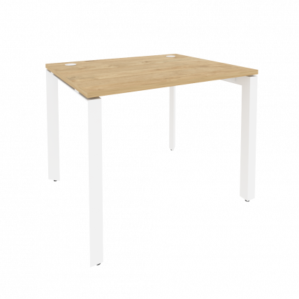 Стол рабочий на П-образном м/к ONIX O.MP-SP-1.8 Тиквуд Светлый/Белый_0
