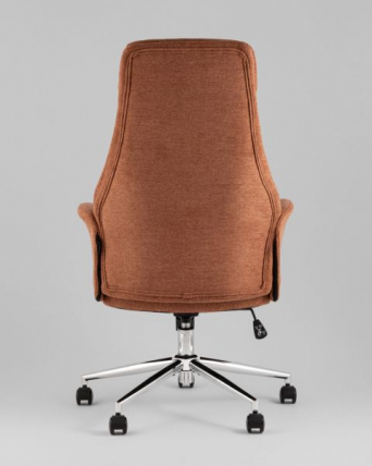 Кресло офисное TopChairs Neoma терракотовый ткань_3