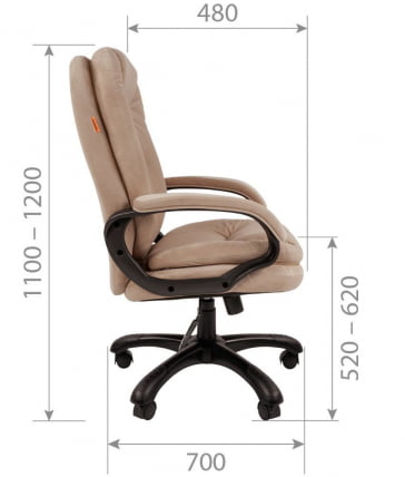 Кресло руководителя CHAIRMAN 668 HOME NEW Черный_4