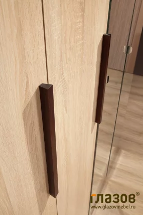 Спальня композиция 2 BAUHAUS Дуб Сонома/Орех шоколадный_1