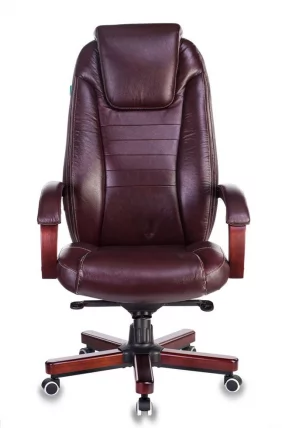 Кресло руководителя Бюрократ T-9923WALNUT/BROWN_1