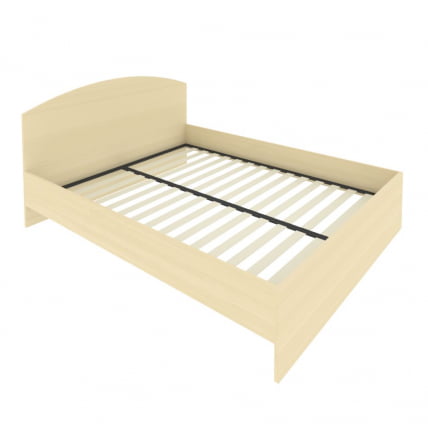 Кровать с ортопедическим основанием и изголовьем LIGHT С-КИ-160 Клен_0