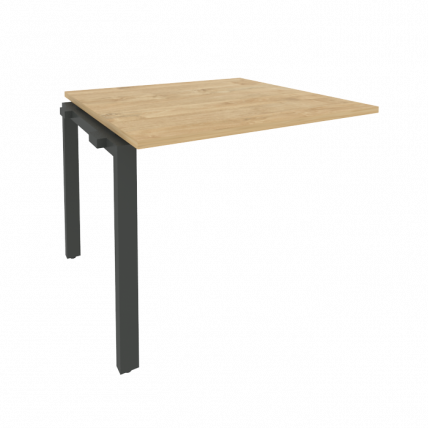 Проходной наборный элемент переговорного стола ONIX O.MP-NPRG-1 Тиквуд Светлый/Антрацит_0