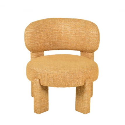 Кресло лаунж Fani горчичный_2