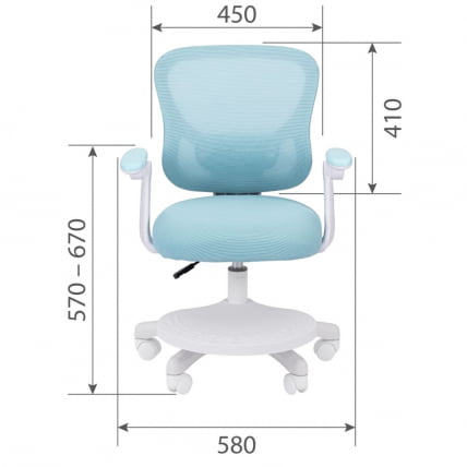 Детское кресло CHAIRMAN KIDS CH106 Голубой_4