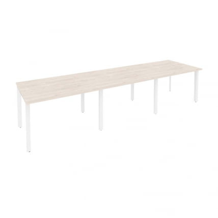 Стол переговорный (3 столешницы) ONIX O.MP-PRG-3.2 Денвер Светлый/Белый_0